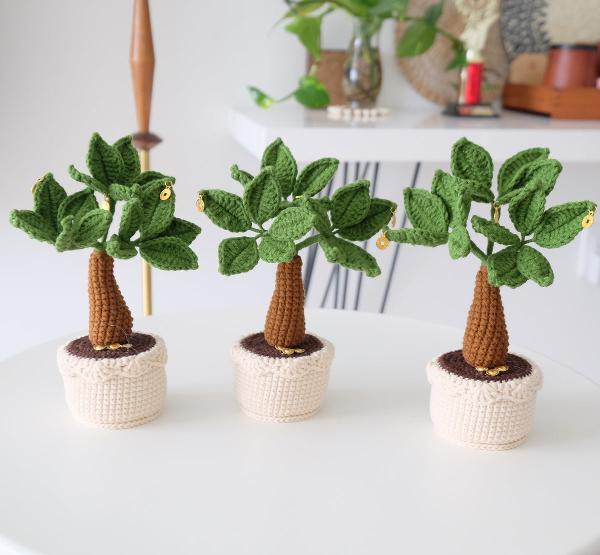 Handmade Crochet Money Tree Pot 🌿💰✨