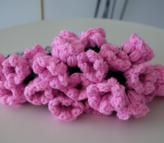 Coquette Aesthetic: Handmade Crochet Tulip Centerpiece Mat ๐ธโจ