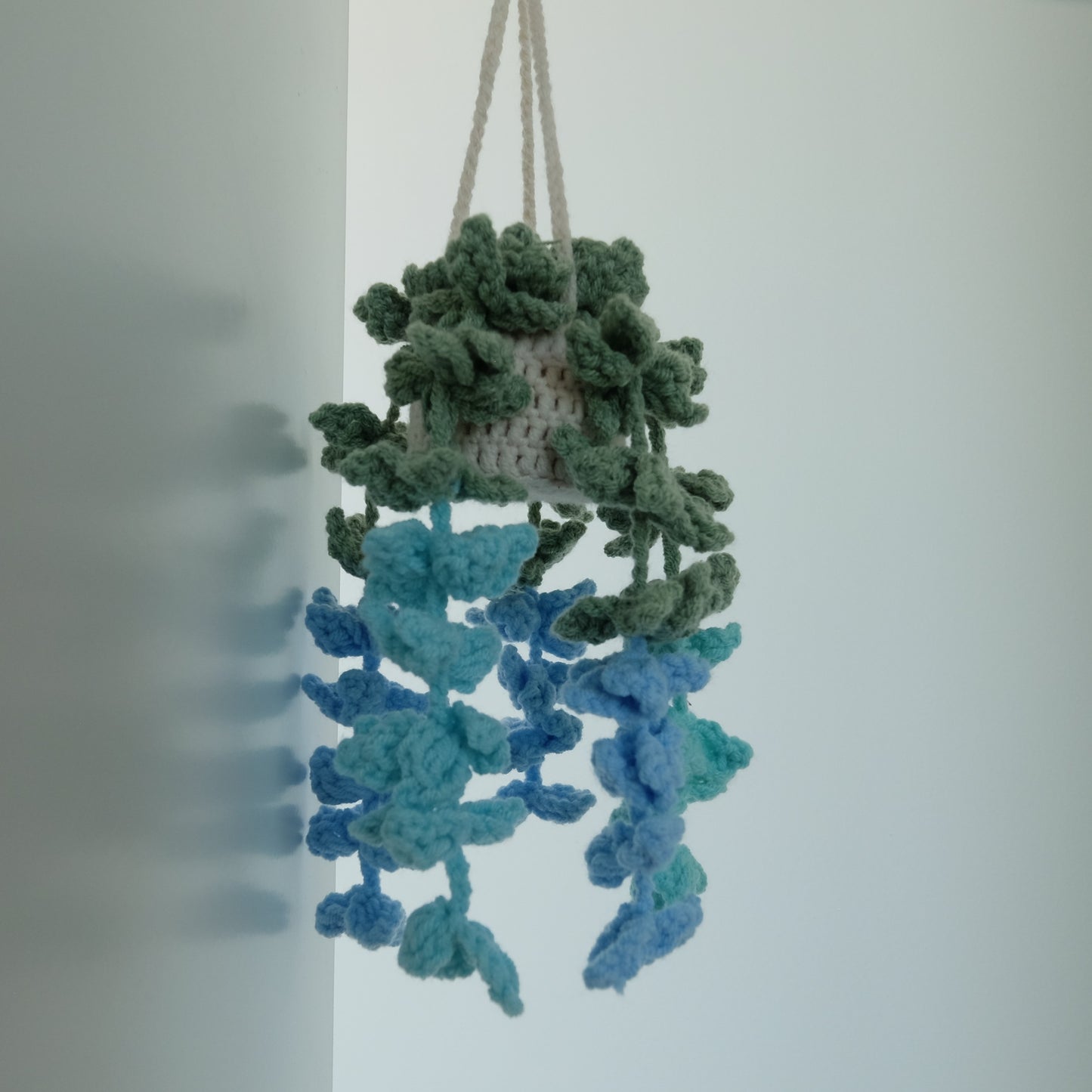 Cozy Crochet Hanging Wisteria & Vine Basket | Everlasting Cascading Blooms ๐ฟ๐