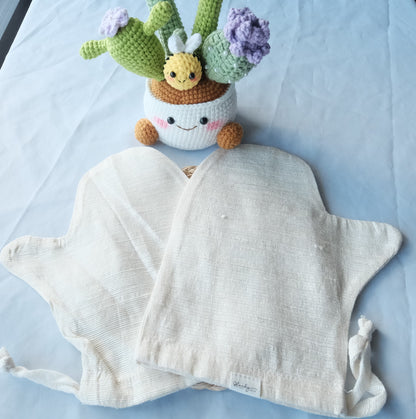 Handmade Mulberry Silk Exfoliating Mitt