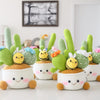 The Ultimate Desk Buddy: Crochet Deluxe Cactus Garden 🌵🐝✨