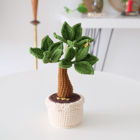 Handmade Crochet Money Tree Pot 🌿💰✨