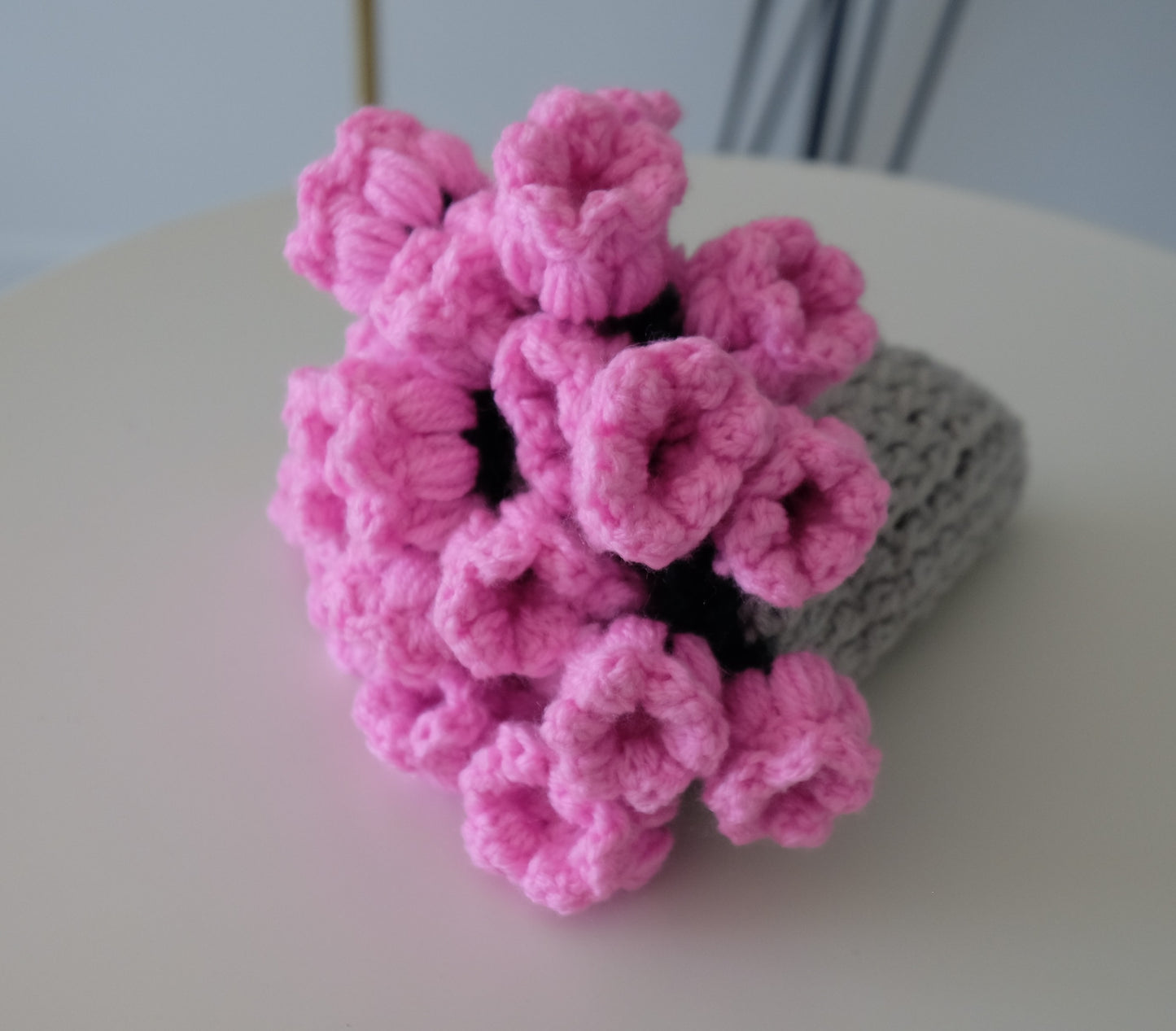 Coquette Aesthetic: Handmade Crochet Tulip Centerpiece Mat 🌸✨