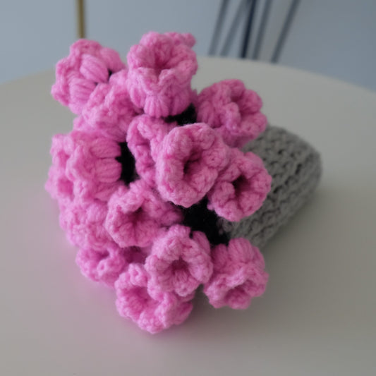 Coquette Aesthetic: Handmade Crochet Tulip Centerpiece Mat 🌸✨