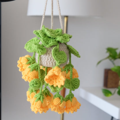 Cozy Crochet Hanging Flower Basket | Everlasting Bellflowers 🌸✨