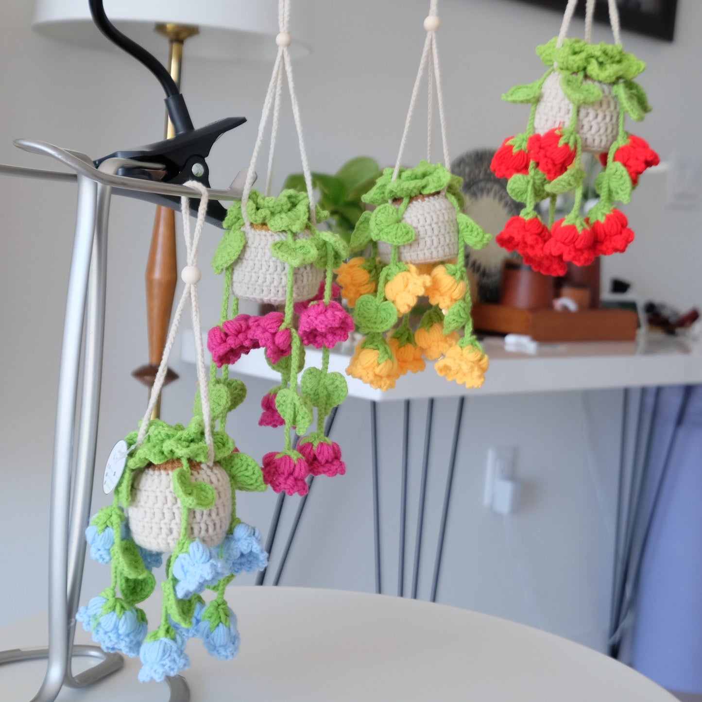 Cozy Crochet Hanging Flower Basket | Everlasting Bellflowers 🌸✨