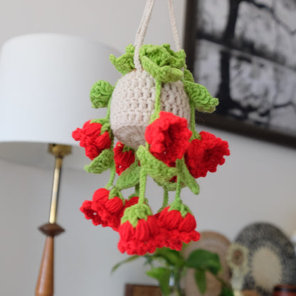 Cozy Crochet Hanging Flower Basket | Everlasting Bellflowers 🌸✨