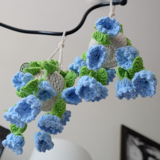 Cozy Crochet Hanging Flower Basket | Everlasting Bellflowers 🌸✨