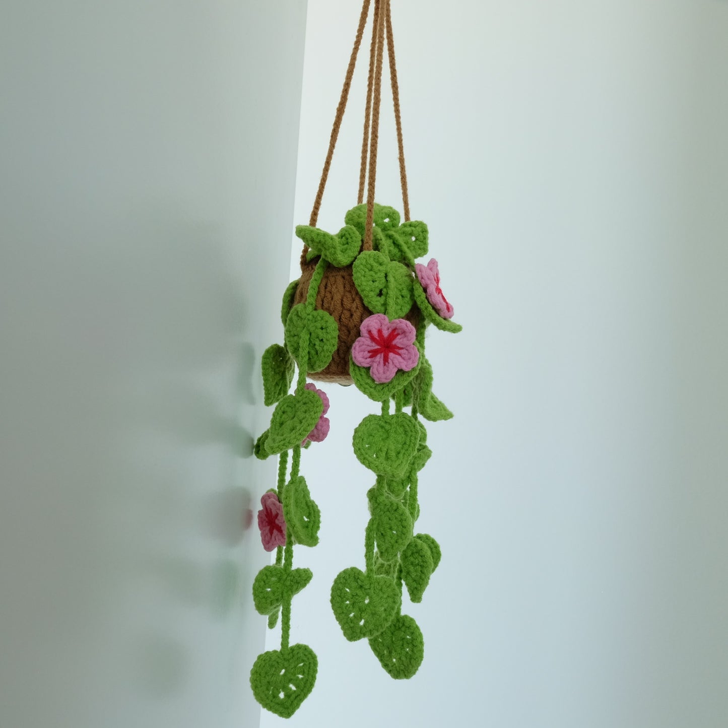 Cozy Crochet Hanging Flower &amp; Vine Baskets | Everlasting Cascading Blooms 🌿🌸