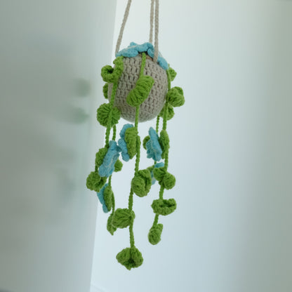 Cozy Crochet Hanging Flower &amp; Vine Baskets | Everlasting Cascading Blooms 🌿🌸