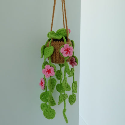 Cozy Crochet Hanging Flower &amp; Vine Baskets | Everlasting Cascading Blooms 🌿🌸