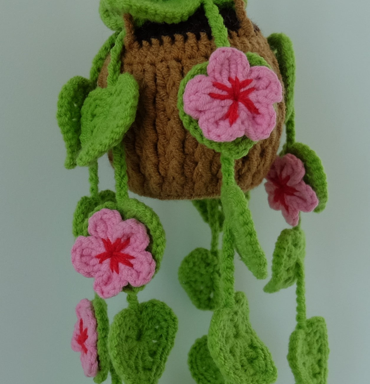 Cozy Crochet Hanging Flower &amp; Vine Baskets | Everlasting Cascading Blooms 🌿🌸