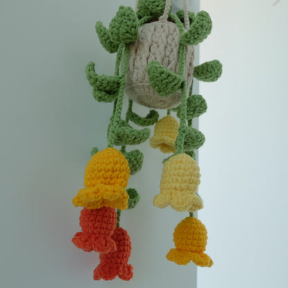 Cozy Crochet Hanging Lily &amp; Bellflower Baskets | Everlasting Cascading Blooms 🌿🔔