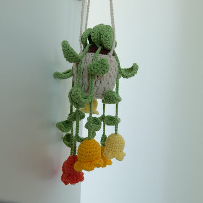 Cozy Crochet Hanging Lily &amp; Bellflower Baskets | Everlasting Cascading Blooms 🌿🔔