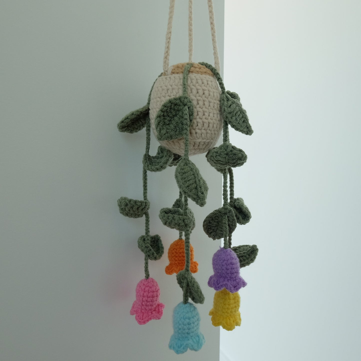 Cozy Crochet Hanging Lily &amp; Bellflower Baskets | Everlasting Cascading Blooms 🌿🔔