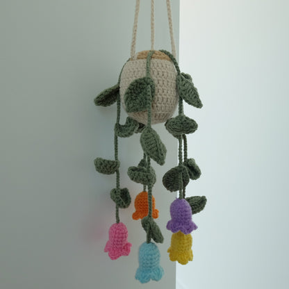Cozy Crochet Hanging Lily &amp; Bellflower Baskets | Everlasting Cascading Blooms 🌿🔔