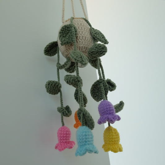 Cozy Crochet Hanging Lily &amp; Bellflower Baskets | Everlasting Cascading Blooms 🌿🔔