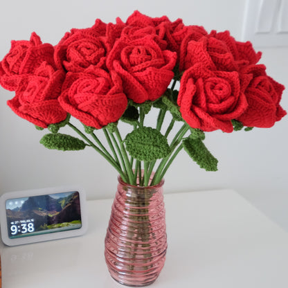 Everlasting Handmade Crochet Roses 🌹