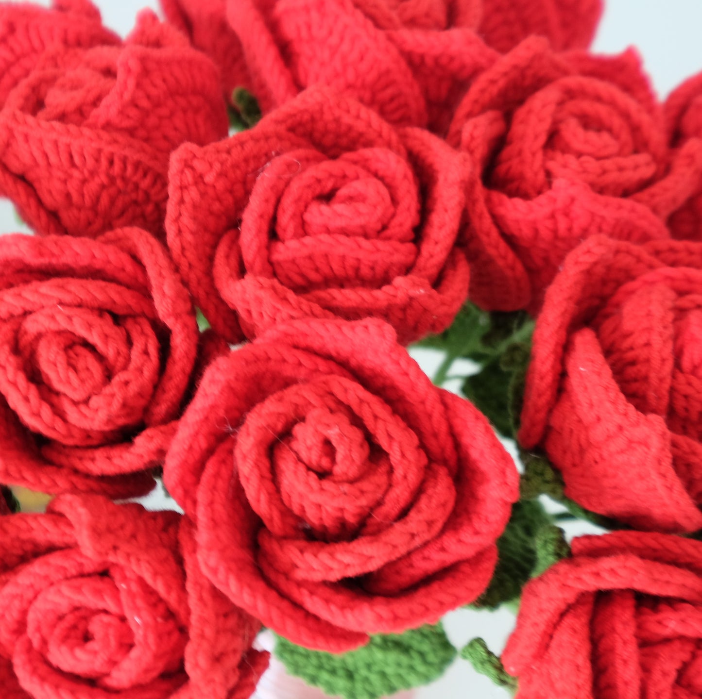 Everlasting Handmade Crochet Roses 🌹