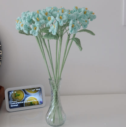 Everlasting Handmade Crochet Flower Stems - Multi-Stem Clusters