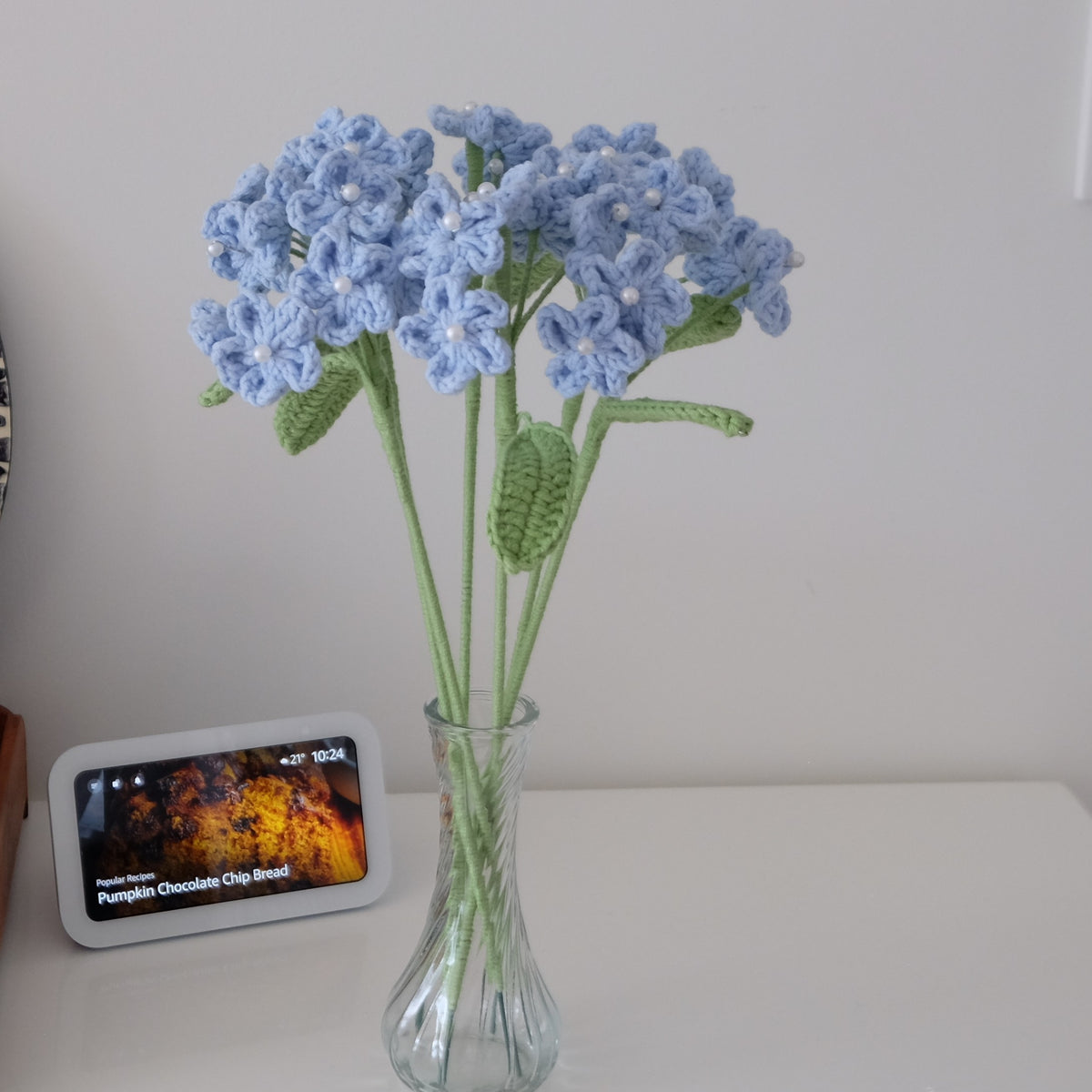 Everlasting Handmade Crochet Flower Stems - Multi-Stem Clusters
