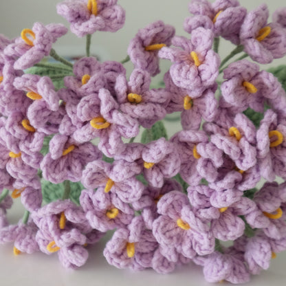Everlasting Handmade Crochet Flower Stems - Multi-Stem Clusters