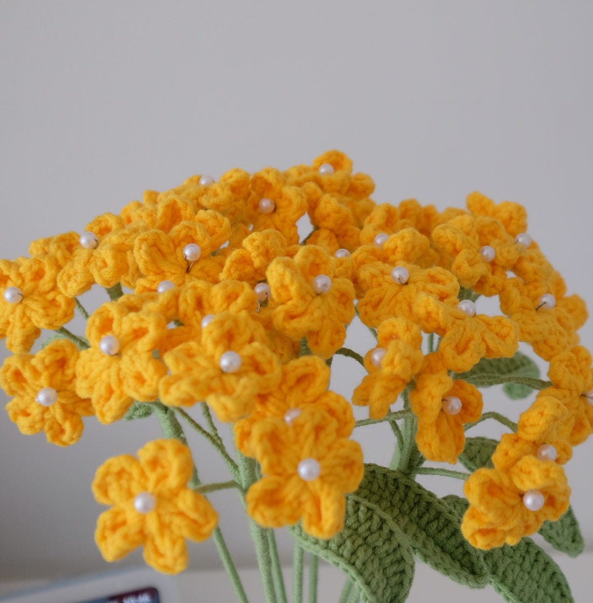 Everlasting Handmade Crochet Flower Stems - Multi-Stem Clusters