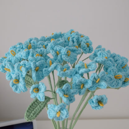 Everlasting Handmade Crochet Flower Stems - Multi-Stem Clusters