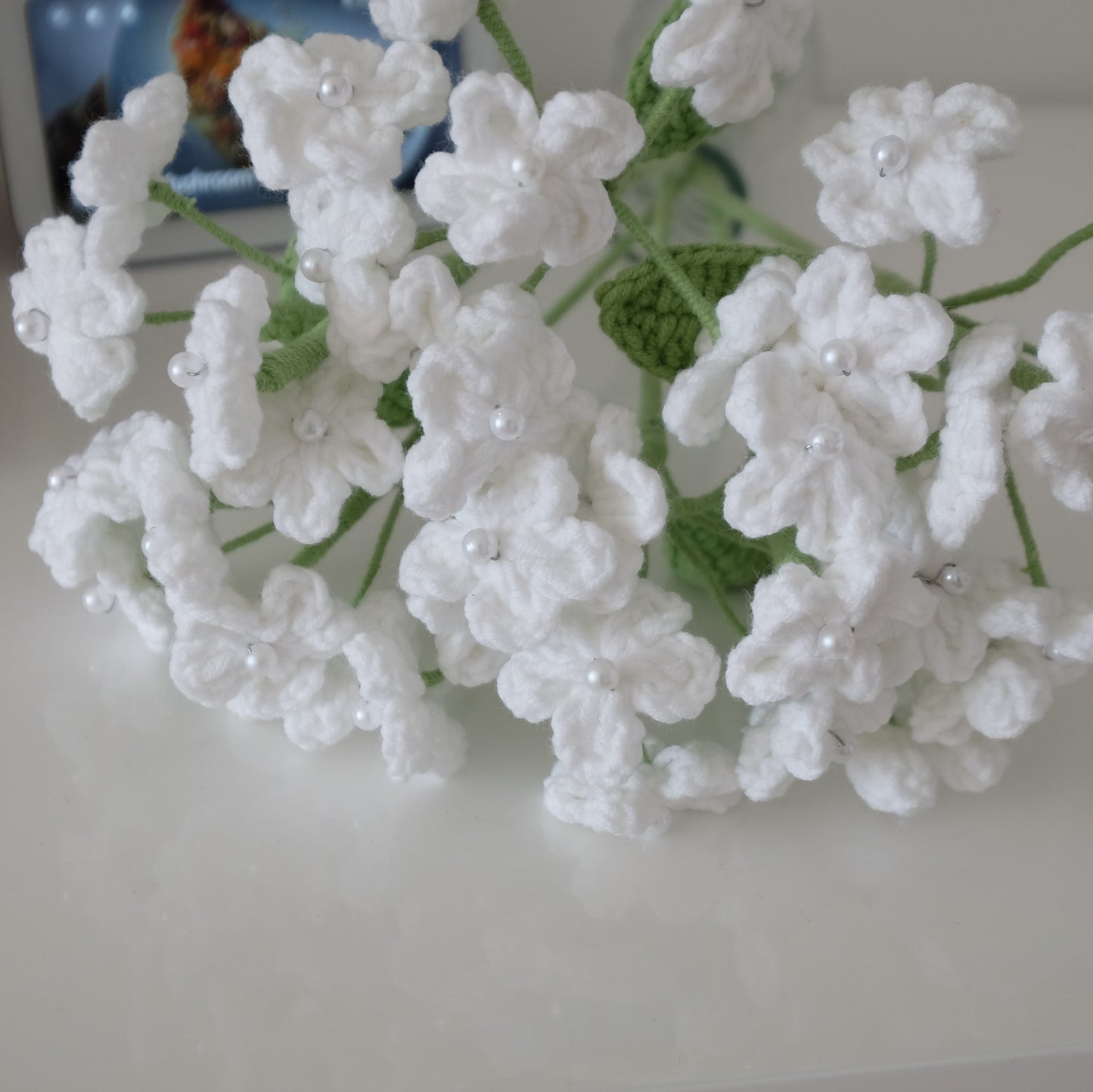 Everlasting Handmade Crochet Flower Stems - Multi-Stem Clusters