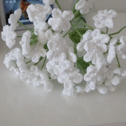 Everlasting Handmade Crochet Flower Stems - Multi-Stem Clusters