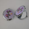 Hand-Embroidered Compact Mirror